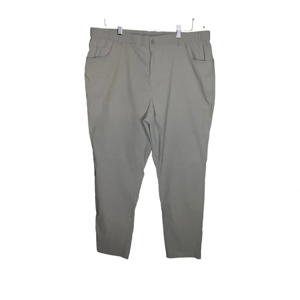 Bearbottom Men's Classic Khaki Business Casual Stretch Pants XXL